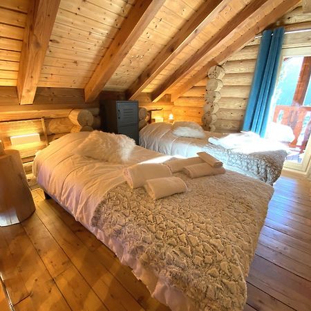 L'Oursblanc Chalet En Rondins La Bresse Eksteriør billede