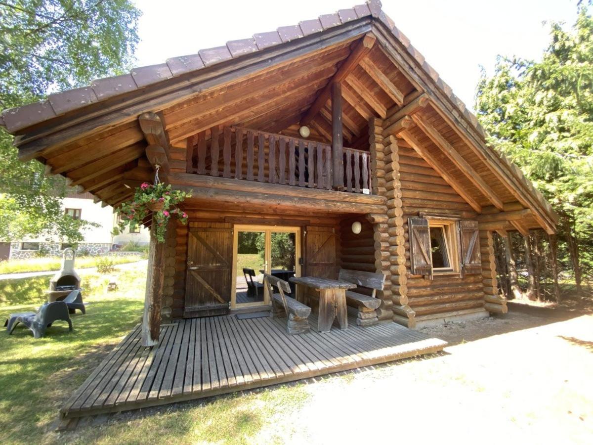 L'Oursblanc Chalet En Rondins La Bresse Eksteriør billede