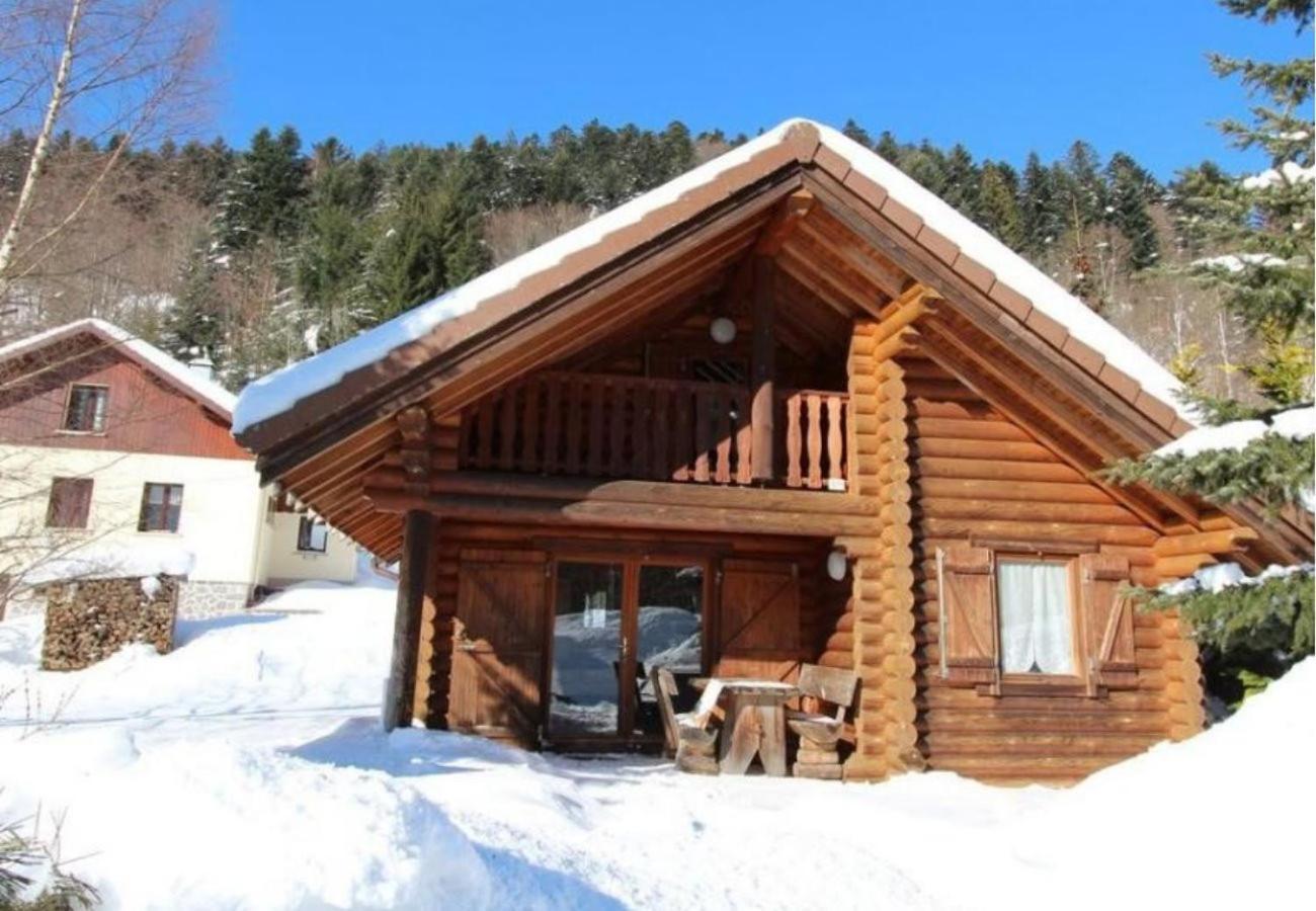 L'Oursblanc Chalet En Rondins La Bresse Eksteriør billede