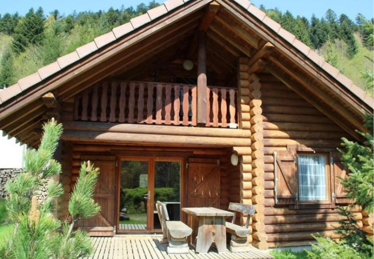 L'Oursblanc Chalet En Rondins La Bresse Eksteriør billede