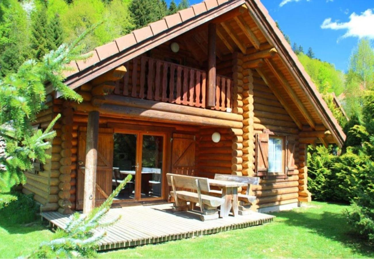 L'Oursblanc Chalet En Rondins La Bresse Eksteriør billede