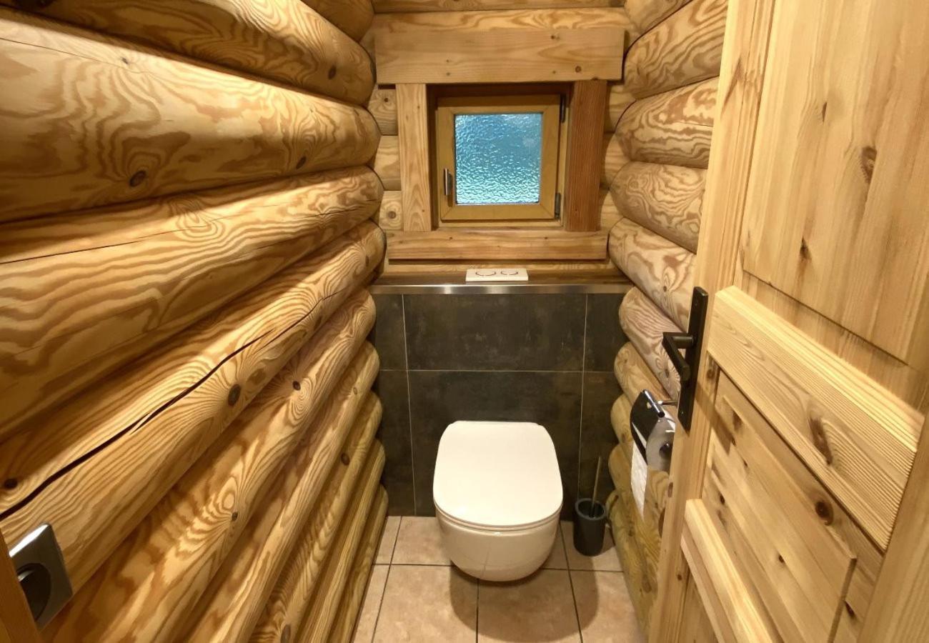 L'Oursblanc Chalet En Rondins La Bresse Eksteriør billede