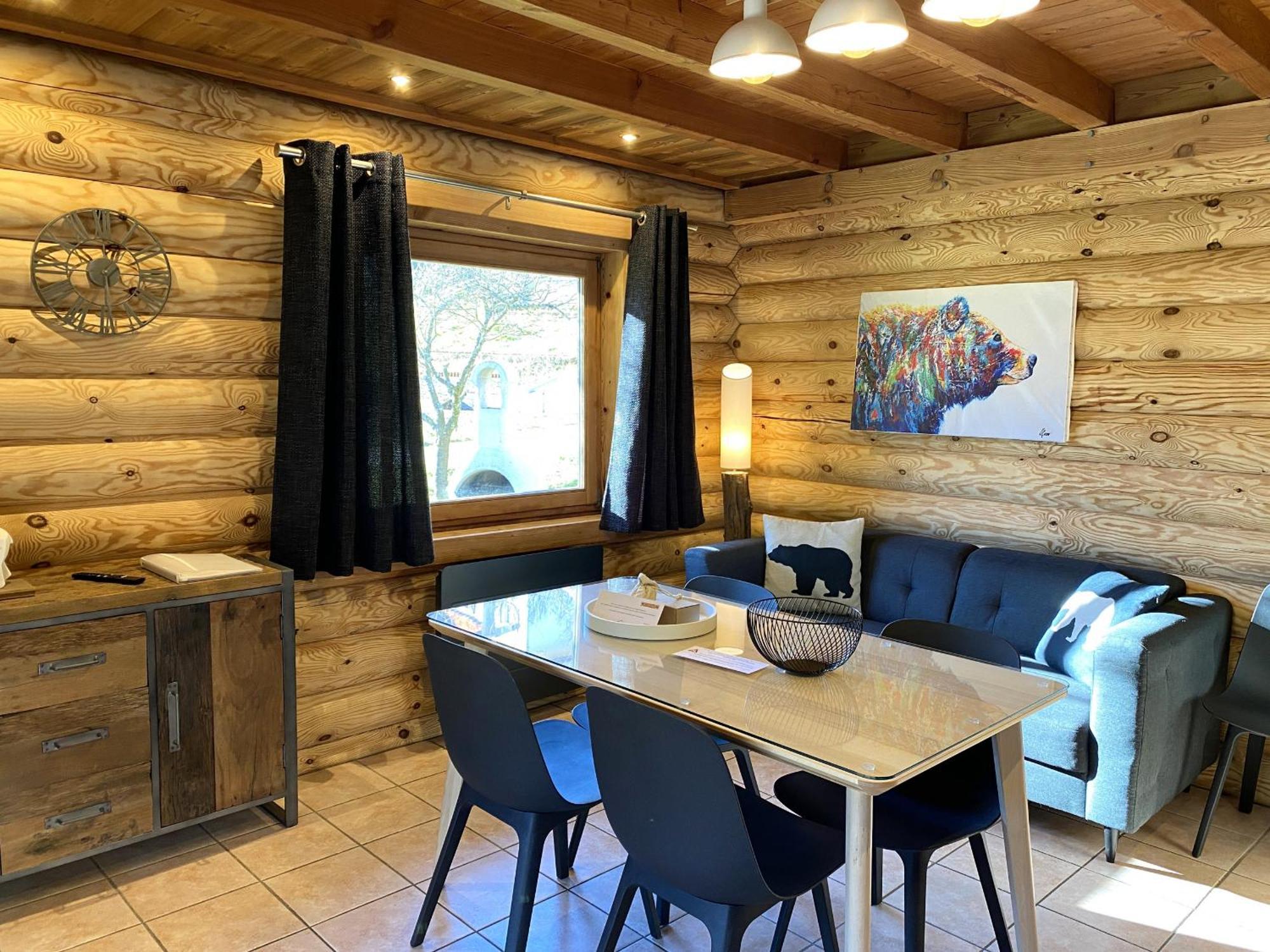 L'Oursblanc Chalet En Rondins La Bresse Eksteriør billede