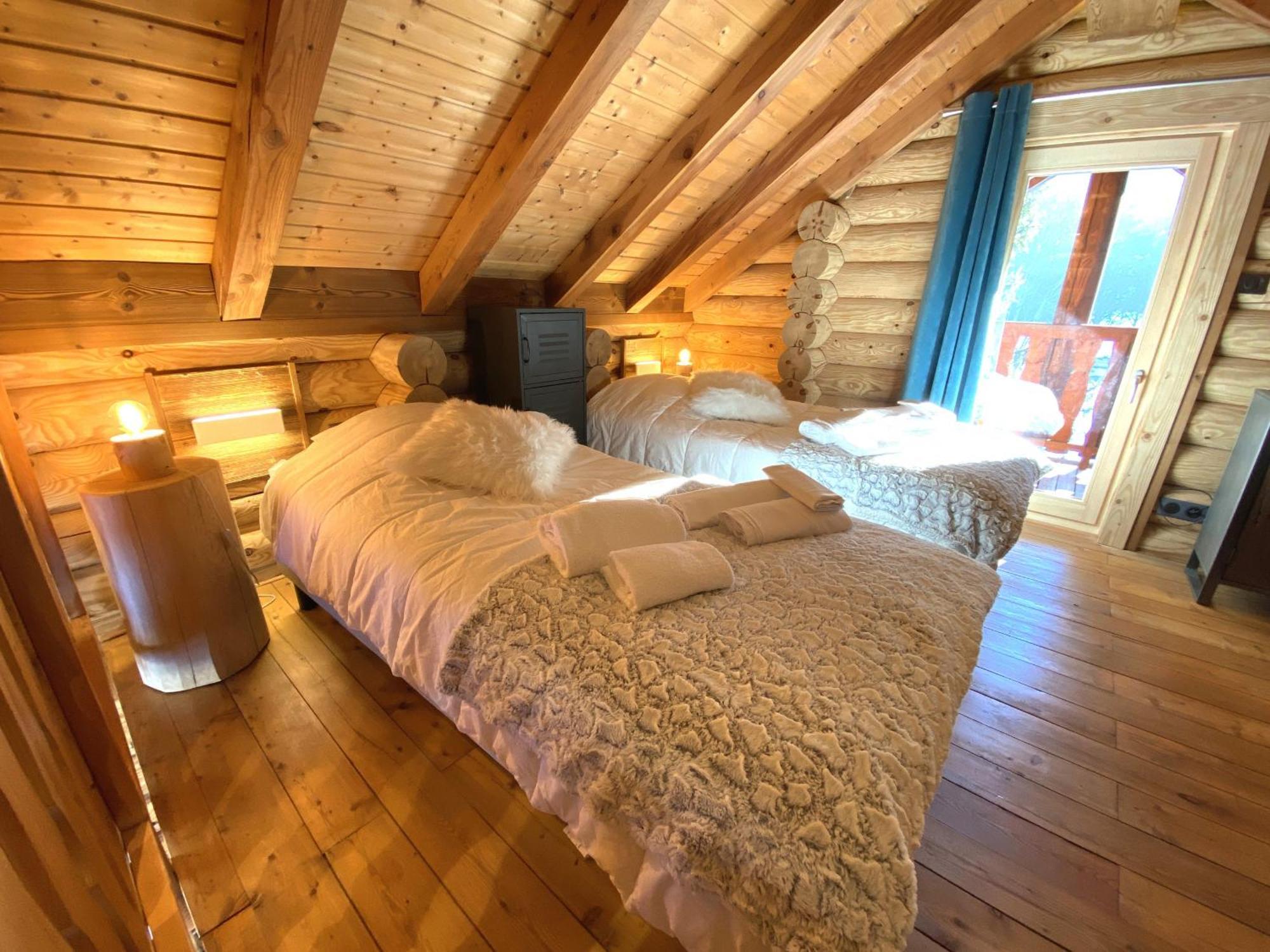 L'Oursblanc Chalet En Rondins La Bresse Eksteriør billede